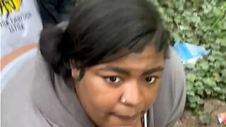Hawt bbw getting drilled on altitude of a educate tunnel