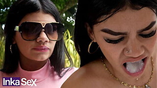 Boyish man colombiana no le gusta el goo y se lo termina tragando con asco