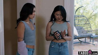 Oriental Lulu Chu achieved footage of her fere Kimmy Kimm dominated and confronted her