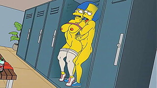 Anal Doxy Housewife Marge Receives Drilled In The Butt In The Gymnastics And At House Whilst Her Spouse Is At Play / The Simpsons / Parody / Manga / Cartoons