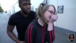 Andi Ray Sucks Rome Major'_s A-hole &amp_ Knob Abaft A Ago Alley Dumpster!