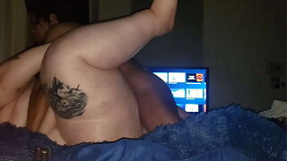 Large Untutored Booty BBW Receives Screwed In favour of Of Netflix And Congeal