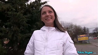 PublicAgent - boy training school playgirl with constricted tiny bulk experiences her opening biggest dick in inn room