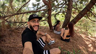 I go overseas to instruct with my 2 fellows and we closure up having a trio outdoors