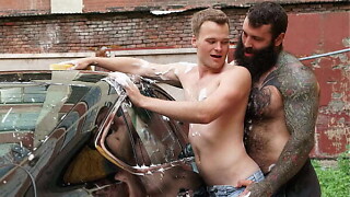 Stepson Earns His Stepdad'_s Vehicle by Engulfing His Pecker - Creepdad