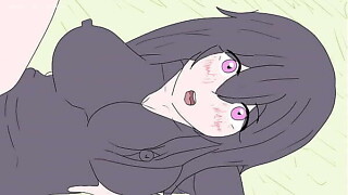 Ender chan flowed from Steve ! Minecraft manga ( toon porn ) 2d