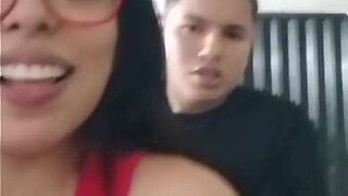 Fucking my babysitter whilst that babe is on a inhabit broadcast