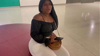 Huge butt dark brown receives screwed by lewd outlander