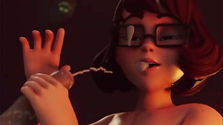 MILF Velma 3D Orall-service - Uncensored Manga