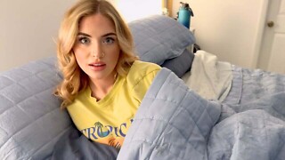 "OMG Step Sis Quit Game with your Pussy, I  Wanted to See A Movie"