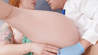 BRAZZERS - Wicked Siri Dahl Got A Lengthy String Of Anal Bubbles Stuck In Her Butt &amp; Visits The Physician To Remove Em