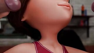 The Incredibles - Eslatigirl Cheats By Taking 2 Schlongs At One time