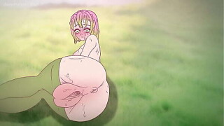 Mitsuri seduces with her biggest snatch ! Porn demon slayer Manga ( toon 2d ) hentai