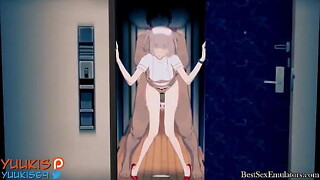 Anime toon sex with chiken women