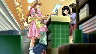 Juvenile Step Congener Touching her Step Sister in Public! Uncensored Manga [Subtitled]