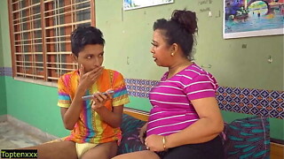 Indian Chiken Boyish man copulates his Stepsister! Viral Taboo Sex