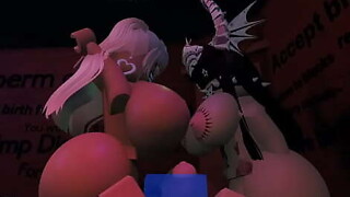 I had a hawt three-some with my harlots (roblox futa)